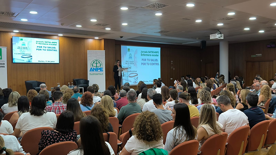 Jornada de SATSE y ANPE sobre Enfermera Escolar celebrada en Comunidad Valenciana